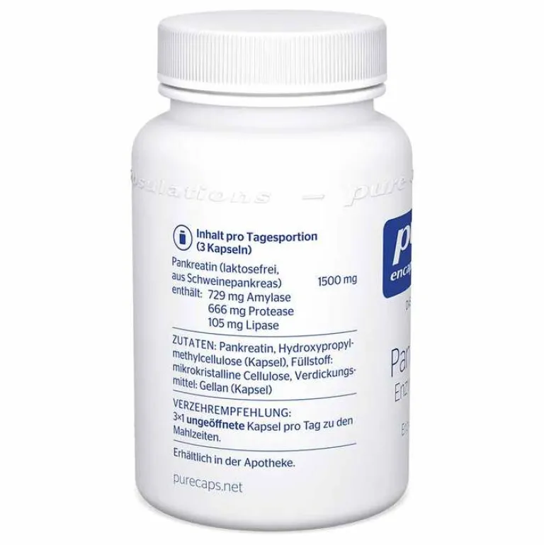 Pure Encapsulations Verdauung-Pankreatin Enzym Formel Kapseln, 60 St