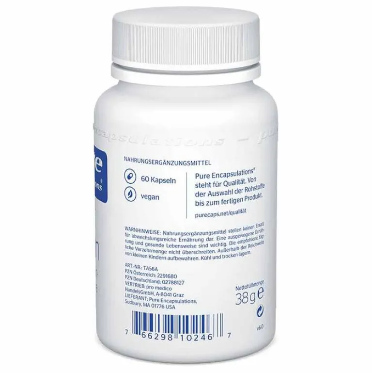 Pure Encapsulations Hirnleistung & Nerven-Taurin Kapseln, 60 St
