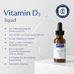 Pure Encapsulations Vitamin D3 Liquid, 22.5 ml- Vitamin D (Colecalciferol)