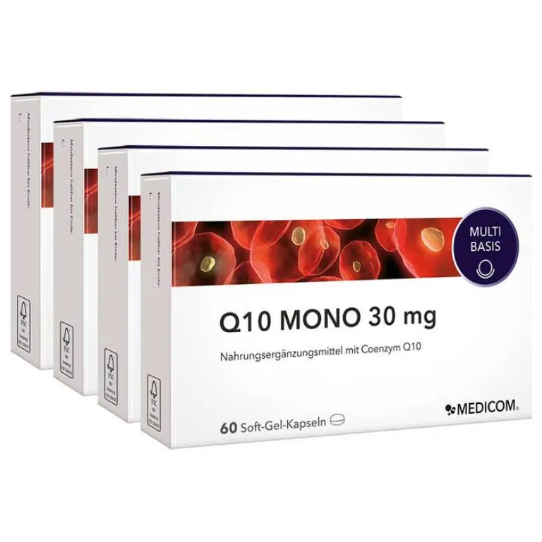 Medicom Coenzym Q10-Q10 Mono 30 mg Weichkapseln, 4X60 St