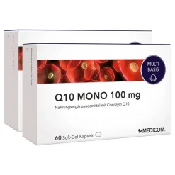 Medicom Q10 Mono 100 mg Weichkapseln, 2X60 St- Coenzym Q10