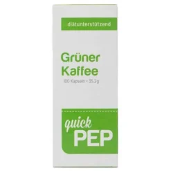 Quickpep Guarana-Grüner Kaffee Kapseln, 100 St