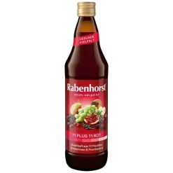 Rabenhorst Säfte-11 Plus 11 Multivitaminmehrfrucht Saft rot, 700 ml