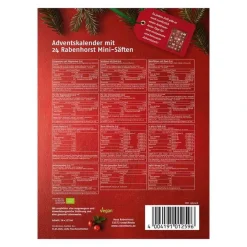 Rabenhorst Säfte-Adventskalender, 24X125 ml
