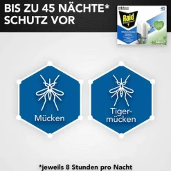 Raid Essentials Mückenschutz-Mücken-Stecker 45 Nächte , 32 ml