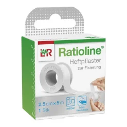 Ratioline acute Heftpflaster 2,5 cm x 5 m, 1 St- Heftpflaster