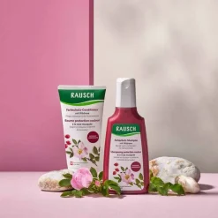 Rausch Shampoos-Farbschutz-Shampoo mit Wildrose, 40 ml