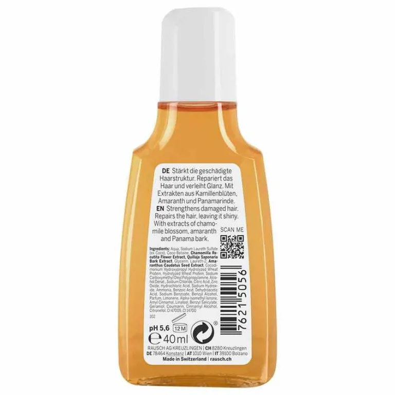 Repair-Shampoo mit Kamille und Amaranth, 40 ml^Rausch Hot