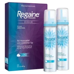 Regaine Frauen Schaum 50 mg/g, 2X60 g- Mittel Gegen Haarausfall