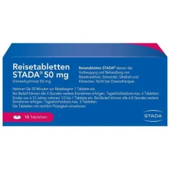 Stada Reisetabletten , 10 St- Mittel Gegen Durchfall & Erbrechen