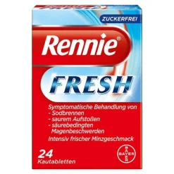 Rennie Fresh Kautabletten, 24 St- Sodbrennen Medikamente|Magentabletten