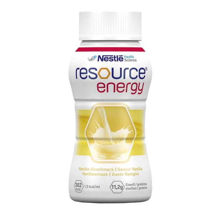 Resource Energy Vanille, 4X200 ml- Trinknahrung