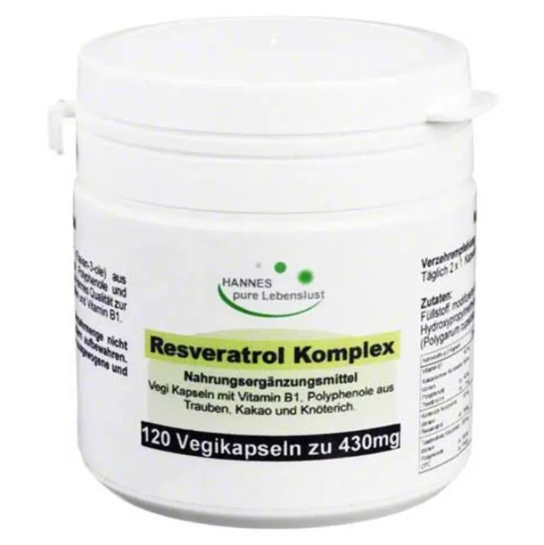 Hannes pure Lebenslust Resveratrol-Resveratrol Komplex Vegi Kap, 120 St