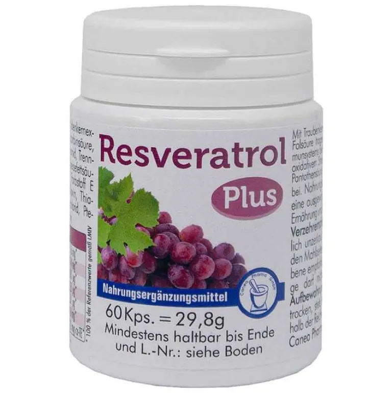 Canea-Pharma Resveratrol plus Kapseln, 60 St- Resveratrol