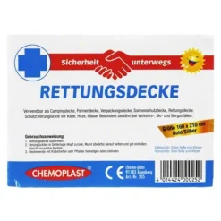 Chemoplast Rettungsdecken-Rettungsdecke 160x210 cm Gold / Silber, 1 St