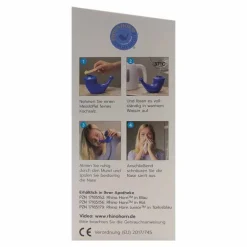 Rhino Horn Nasendusche-Nasendusche blau, 1 St