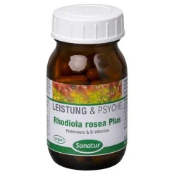 Rhodiola Rosea Plus B-Vitamine Kapseln, 60 St^Sanatur New