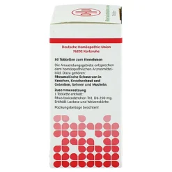Rhus toxicodendron D6 bei rheumatischen Schmerzen Tabletten , 80 St^DHU Outlet