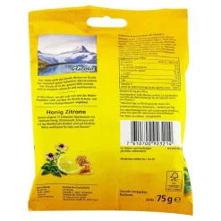 Ricola mit Zucker Beutel Echinacea Honig Zitrone Bonbons, 75 g- Husten & Halsbonbons