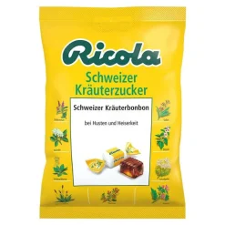 Ricola mit Zucker Kräuter Bonbons, 75 g- Husten & Halsbonbons