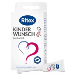 KINDERWUNSCH Gleitmittel, 8X4 ml^Ritex Hot