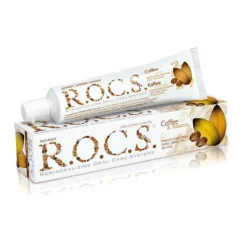 ROCS Erwachsene Kaffee + Tabak Zahnpasta, 74 g- Zahnpasta & Zahncreme