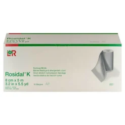 Rosidal K Binde 8 cmx5 m steril einz.verpackt, 10 St- Stütz- & Kompressionsbinden