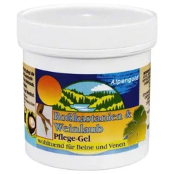 Alpengold Gele & Puder-Rosskastanien + Weinlaub Pflege Gel, 250 ml