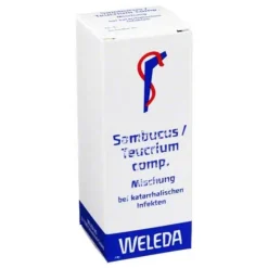 Weleda Sambucus / Teucrium comp. Dilution, 50 ml-Kinder Erkältung|Hustensaft Kinder