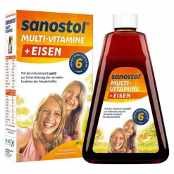 Sanostol Multivitamine-plus Eisen Saft, 460 ml