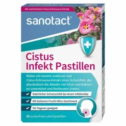 Sanotact ®Cistus Infekt Pastillen , 30 St- Halsschmerztabletten