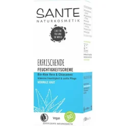 Feuchtigkeitscreme Bio-Aloe Vera & Chiasamen, 50 ml^Sante Outlet