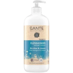 Sante Handpflege|Handseife-Flüssigseife Bio-Aloe & Limone, 500 ml