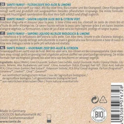 Sante Handpflege|Handseife-Flüssigseife Bio-Aloe & Limone, 500 ml