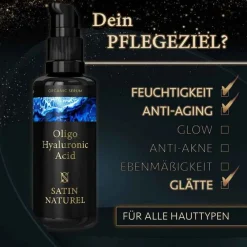 Satin Naturel Serum & Kur-Bio Oligo Hyaluron Serum Gesicht, 50 ml