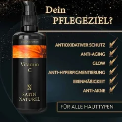 Bio Vitamin C Serum Gesicht, 100 ml^Satin Naturel Online