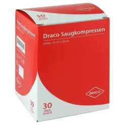 Draco Sterile Kompressen-Saugkompressen unsteril 10x1, 30 St