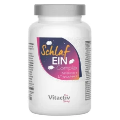 Feelgood Melatonin Tabletten-Schlafein Complex mit Melatonin Kapseln, 60 St