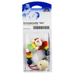 Babyfrank Schnullerkette Holz Girl, 1 St- Schnullerkette