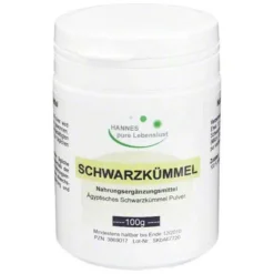 Hannes pure Lebenslust Schwarzkümmel Pulver pur, 100 g- Schwarzkümmelöl