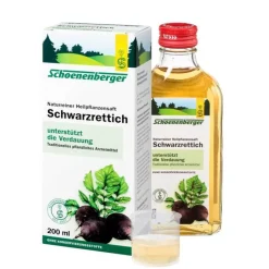 Schwarzrettich Saft , 200 ml^Schoenenberger Hot