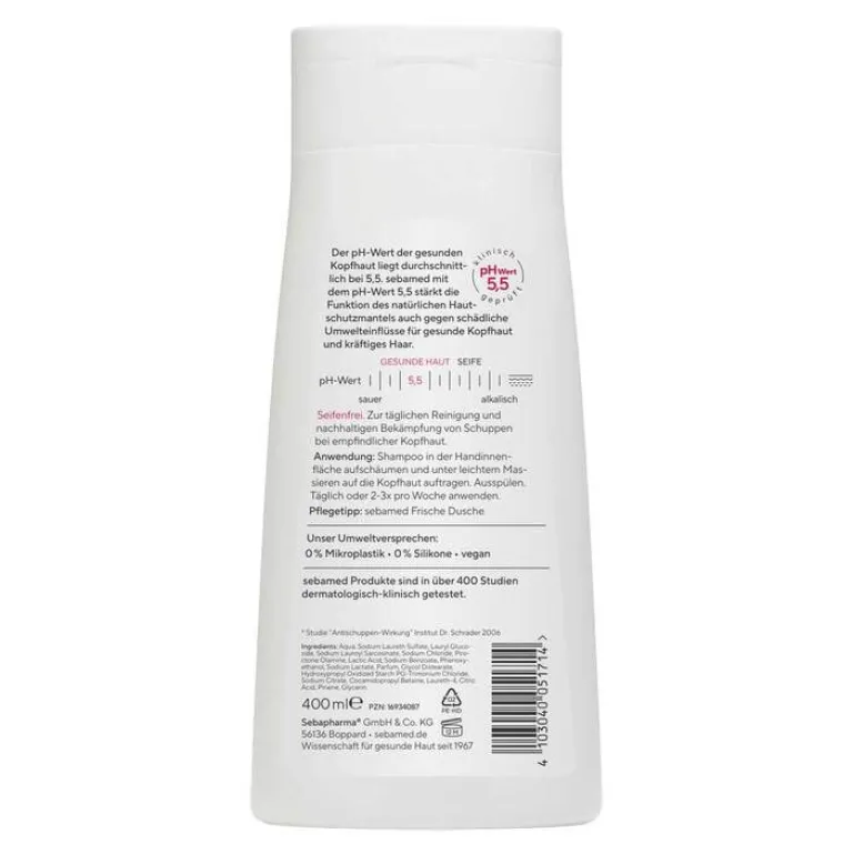 Sebamed Anti-Schuppen Shampoo, 400 ml- Shampoos|Haarausfall & Schuppen