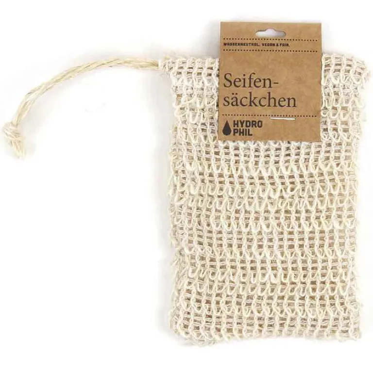 Seifensäckchen aus Sisal , 1 St^Hydrophil Hot