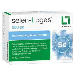 Selen-Loges 200 µg Filmtabletten, 200 St^Dr. Loges Clearance