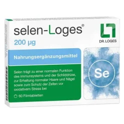 Selen-Loges 200 µg Filmtabletten, 60 St^Dr. Loges Hot
