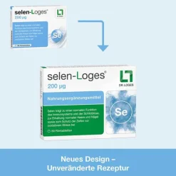 Selen-Loges 200 µg Filmtabletten, 60 St^Dr. Loges Hot