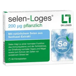Dr. Loges Selen-Selen-Loges 200 µg pflanzlich Filmtabletten, 60 St
