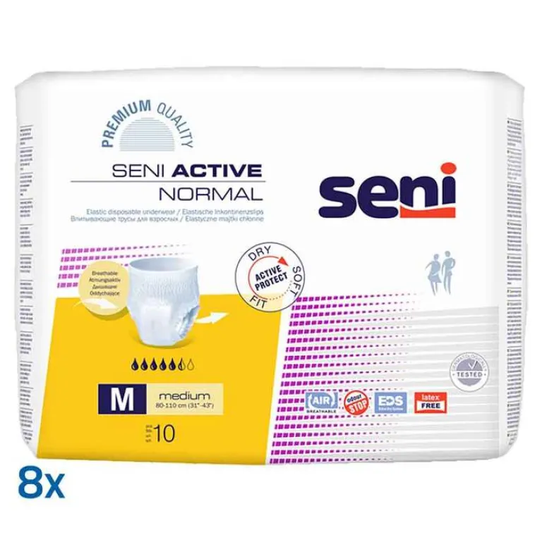 Seni Active Normal medium, 8X10 St- Windeln & Pants