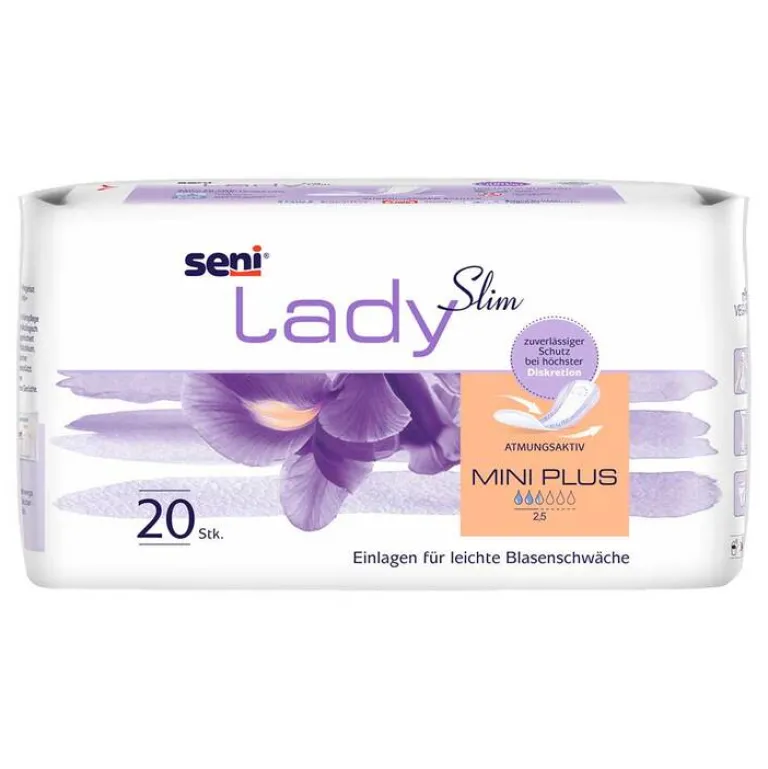 Seni Ein- & Vorlagen-® Lady Slim Inkontinenzeinlage mini plus, 20 St