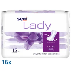 Seni Lady Urineinlagen plus, 16X15 St- Ein- & Vorlagen